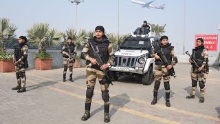 Equipment of CISF All Women Quick Reaction Team (QRT)