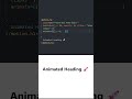 Create Text Reveal Animation with Framer Motion #tailwind #webdevelopment #js #coding #tutorial #css