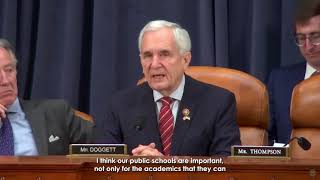 Rep. Lloyd Doggett on another threat to our public schools | Ways \u0026 Means Committee Hearing