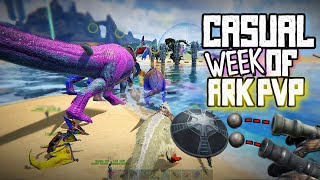 CASUAL WEEK OF ARK PVP| Ark Official PvP