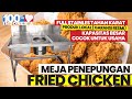 Meja Ayam Kentucky | Meja Stainless Fried Chicken | Meja Dusting Stainless Steel