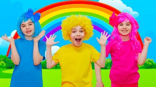 The Rainbow Song | Kids Songs | Nick and Poli - Nursery Rhymes & Kids Songs