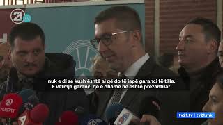 Zgjidhja nuk përfshin ndryshime me prapaveprim? Mickoski: Dihet linja jonë e kuqe