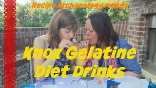 1960 Knox Gelatine Diet Drinks - Recipe Archaeology