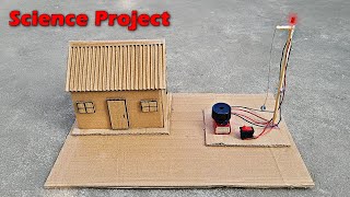 Science project working model - Earthquake Alarm | Science project for school | 2025