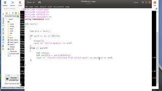 Fork Exec Coding Example