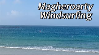 Magheroarty windsurfing: A windsurfer shows off epic stunts!