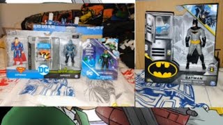 DC Spin Master: Superman, Darkseid, Green Lantern (John Stewart), and New Rebirth Batman