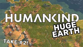 Humankind Earth Map | Race for the New World and Nukes [Max Humankind Difficulty Gameplay]