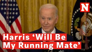 Biden: Vice President Kamala Harris Will ‘Be My Running Mate’ In 2024