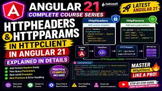 httpHeaders & httpParams in HttpClient in Angular 21 | Angular 21 tutorials in Hindi