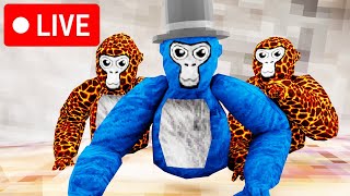 PLAYING GORILLA TAG LIVE!!!!