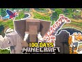 I Spent 100 DAYS Building A ZOO In MINECRAFT