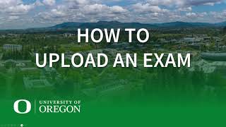 Instructors: How to Upload an Exam