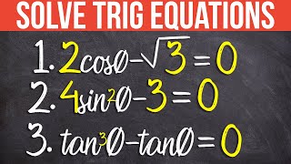 Solve Three Trig Funtions Fast