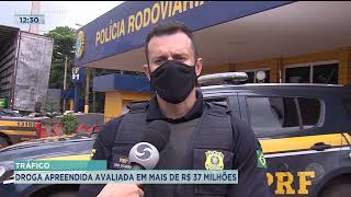 TRÁFICO: DROGA APREENDIDA AVALIADA EM MAIS DE R$ 37 MILHÕES