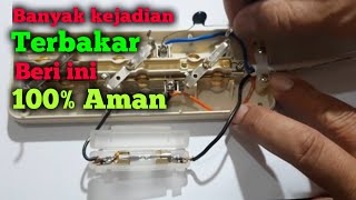 Pasang Varistor, anti petir, anti lonjakan listrik, anti terbakar. link di diskripsi...