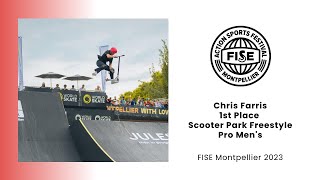 Chris Farris - Scooter Park Freestyle Pro Men's Final Winner