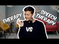 Therapy vs. Speech Therapy