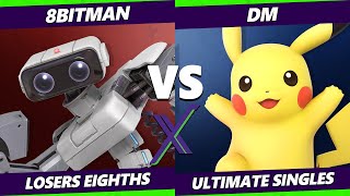 S@X 392 Online Losers Top 8 - 8BitMan (ROB) Vs. DM (Pikachu) Smash Ultimate - SSBU