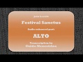 John Leavitt - Festival Sanctus ALTO enhanced audio