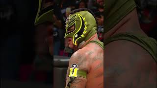Dominik Mysterio was egging on his dad, but Rey Mysterio couldn't do it