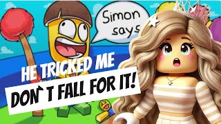 I Played the CRAZIEST Simon Says Game in Roblox! Silly Simon Says Funny Moments