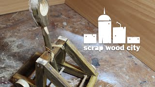 How to make a mini scrap wood catapult