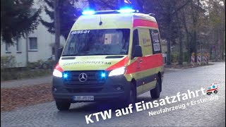 [NEUFAHRZEUG🚑] KTW Akkon Spreewald 08/85-01 | RW Bindow || JUH Südbrandenburg |