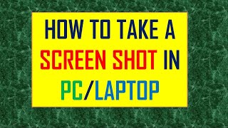 How to take a screenshot on a PC or Laptop any Windows 2020 |#Screenshot