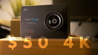 Can a $50 4K Action Camera Yield Cinematic Footage?? (VanTop Moment3 Review)