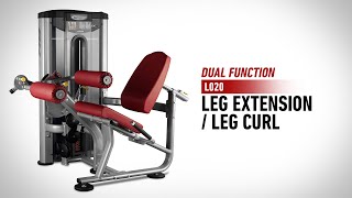 L020 - Leg Extension / Leg Curl (Dual Function) | BH Commercial Strength