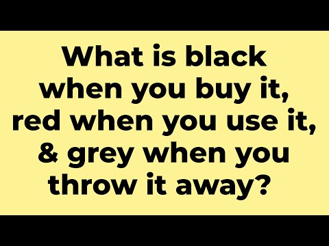 What is black when you use it red?