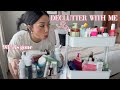 My HUGE SKINCARE Collection & DECLUTTER 🧖🏽‍♀️🗑️