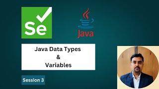 Session 3 - Java Data Types and Variables || Selenium with Java #softwaretesting #programming