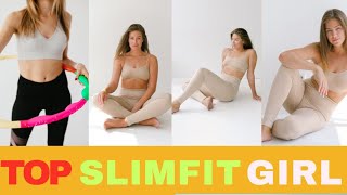 विश्व की सबसे खूबसूरत व पतली लड़कियाँ Top Slim Fit Girl in World | #slim #gym #fitness