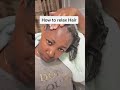 How to relax Hair at home (Dark & Lovely)- Self Care Routine