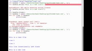 Python 101: Episode #8 - File I/O