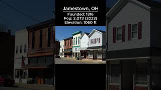 Random US Towns: Jamestown, OH #shorts