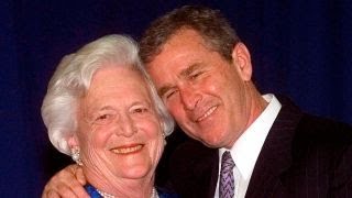 George W. Bush on Barbara Bush: Laura and I are grateful for people's prayers