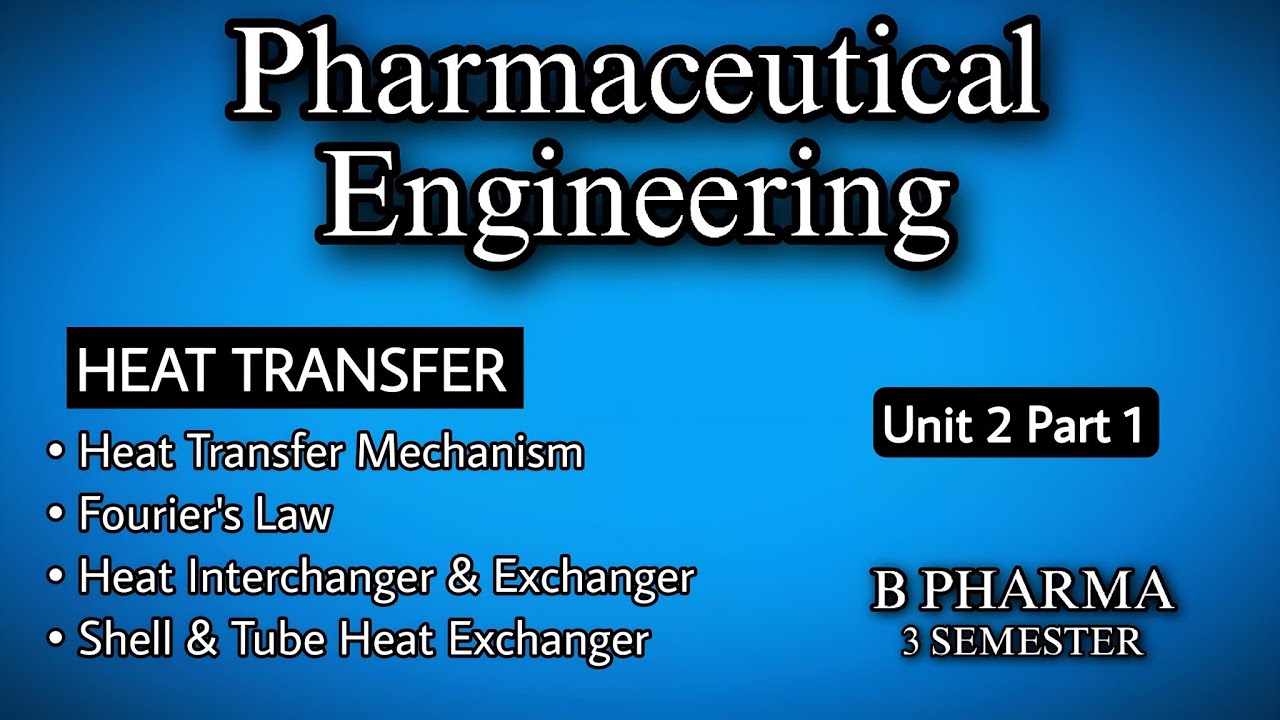 HEAT TRANSFER (COMPLETE) | FOURIER'S LAW | MECHANISM | U2 ...