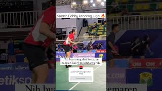 Smash Bobby 🔥 Aksi Bobby Setiabudi/Melati Daeva di 32 besar Kejurnas PBSI 2023 #kejurnas #pbsi