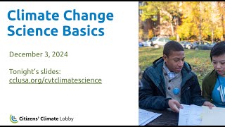 CCL Training: Climate Science Basics