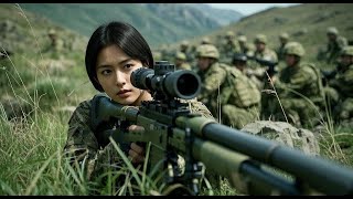 The female agent uses a mirror and kills the Japanese sniper with one shot!