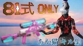 【荒野行動】81式onlyあか猫キル集【神曲】【荒野の光】