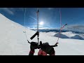 snowkiting flying with flysurfer peak5 6m