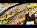 How to Roast a whole Fish: Lavraki: Mediterranean Sea Bass with Lemony Potatoes