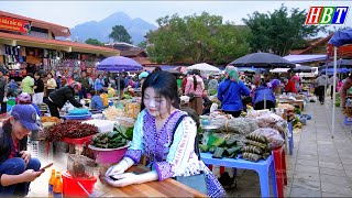 BUSY NORTHWEST MARKET - TOURISTS RUSH TO BUY HERBS IN TIME FOR TET 2026