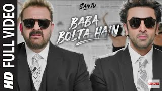 Baba Bolta Hain Bas Ho Gaya Full Video Song | SANJU | Ranbir Kapoor | Rajkumar Hirani | Papon