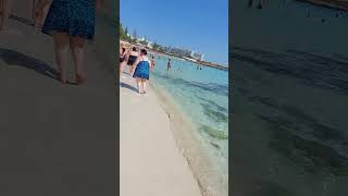 Cyprus. Ayia-Napa. Nissi Beach. Beach walk.